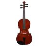 Oxford Viola: Ebony Finger Board, Chin Rests and Pegs, Hand Carved Solid Spruce Top, Solid Maple Back, Sides and Neck, Fine Tuner Tailpiece, Inlayed Purfling, Mongolian Horsehair Bow, Golden Brown Finish, Feather Weight Suspension Case. Model 1433