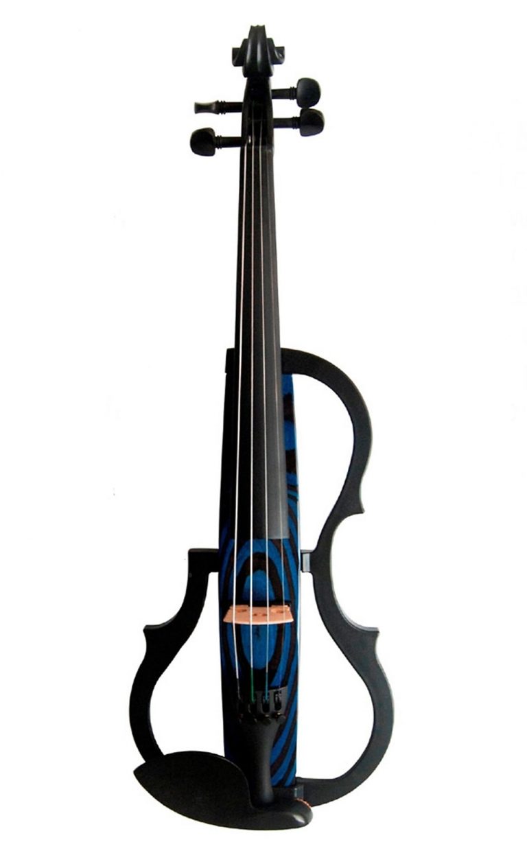 GENEVA ADVANCED ELECTRIC VIOLIN IN BLUEHand carved, solid