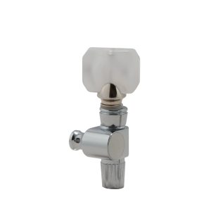 GROVER GEARED BANJO 5TH PEG W/   SQUARE PRLD BUTTON CHROME