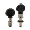 GROVER CHAMPION™ BANJO PEGS W/   BLACK BUTTONS NICKEL SET 5