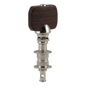 GROVER STA-TITE&trade; DULCIMER PEGS NICKEL W/  ROSEWOOD BUTTONS SET 4