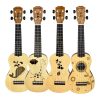 KAHUNA LASER-ETCHED MAHOGANY UKE (Ukulele) - Variety of Designs Available