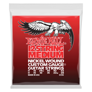 Medium 12-String Nickel Wound Electric Guitar Strings - 11-52 Gauge