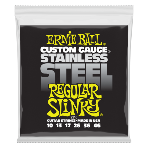 Regular Slinky Stainless Steel Wound Electric Guitar Strings - 10-46 Gauge