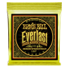 Everlast Light Coated 80/20 Bronze Acoustic Guitar Strings - 11-52 Gauge