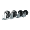 Amp Caster Set Standard Plate Mount