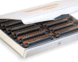 SUZUKI FOLKMASTER 10 HOLE DIATONIC HARMONICA, SET OF 12