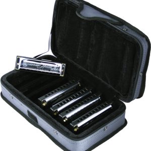 HOHNER SPECIAL 20 DIATONIC:  5 HARMONICAS WITH CARRYING CASE